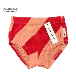 NEW Kid + Kind 18-24m Salmon Candy Striped Bloomers Shorties